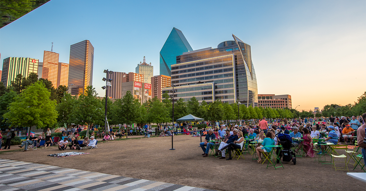 An image of downtown Dallas, Texas.