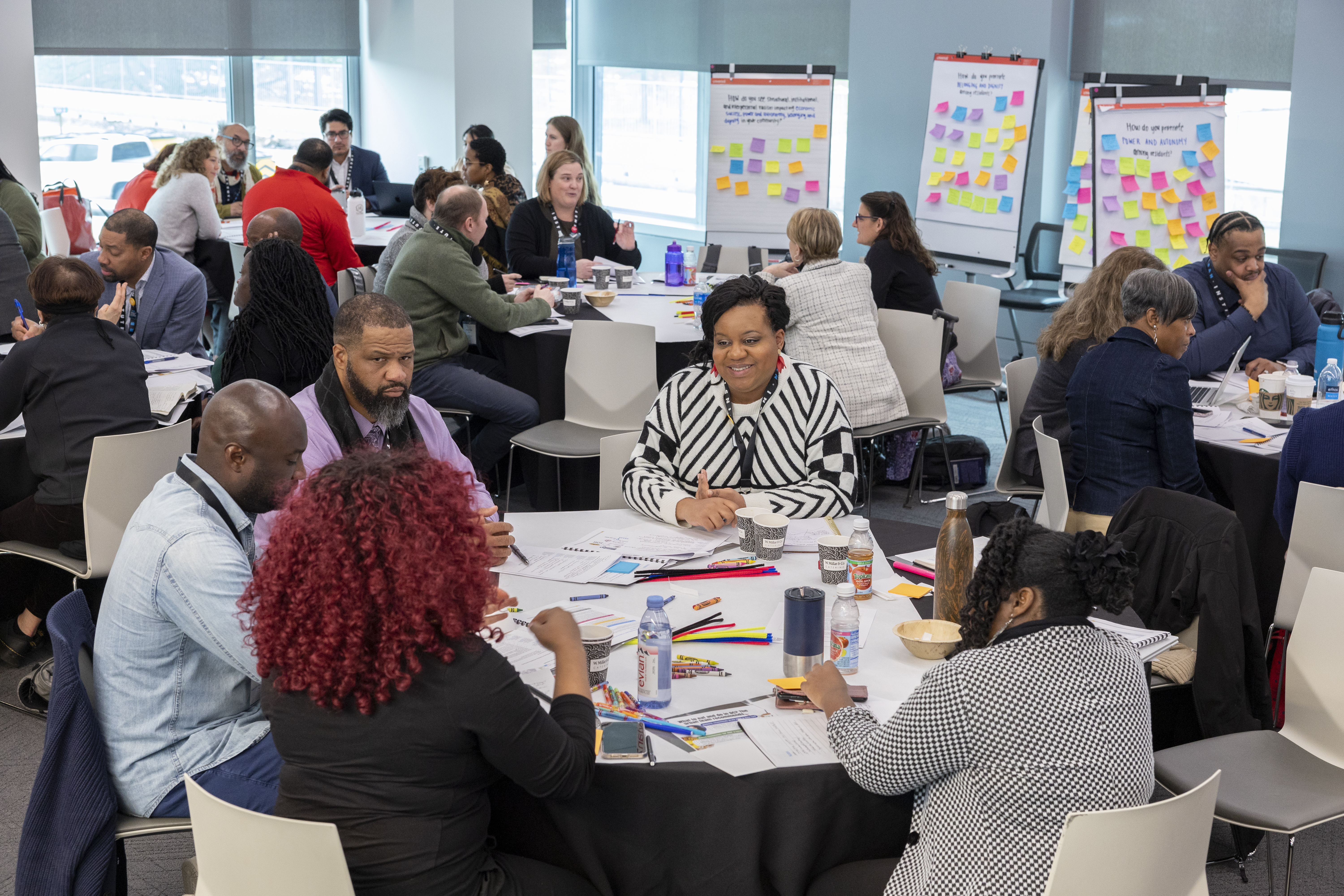 MALN members meet at the Urban Institute during the Learning Exchange on increasing upward mobility.
