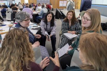 MALN members meet at the Urban Institute during the Learning Exchange on increasing upward mobility.