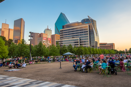 An image of downtown Dallas, Texas.
